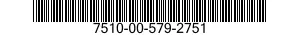 7510-00-579-2751 BINDER,LOOSE-LEAF 7510005792751 005792751