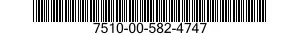 7510-00-582-4747  7510005824747 005824747
