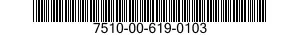 7510-00-619-0103  7510006190103 006190103