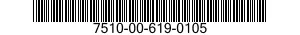 7510-00-619-0105  7510006190105 006190105
