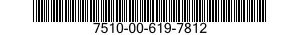 7510-00-619-7812  7510006197812 006197812