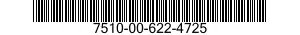 7510-00-622-4725 TAPE,IDENTIFICATION 7510006224725 006224725