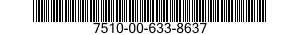 7510-00-633-8637  7510006338637 006338637