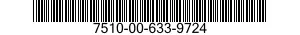 7510-00-633-9724  7510006339724 006339724