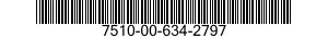7510-00-634-2797  7510006342797 006342797