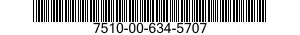 7510-00-634-5707  7510006345707 006345707