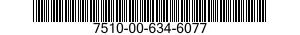 7510-00-634-6077  7510006346077 006346077