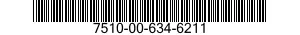 7510-00-634-6211 POST,LEDGER AND BINDER 7510006346211 006346211