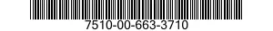 7510-00-663-3710  7510006633710 006633710