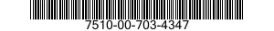 7510-00-703-4347  7510007034347 007034347