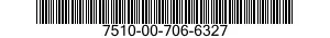 7510-00-706-6327  7510007066327 007066327
