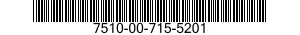 7510-00-715-5201  7510007155201 007155201