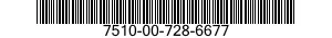 7510-00-728-6677  7510007286677 007286677