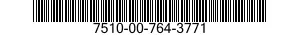 7510-00-764-3771  7510007643771 007643771
