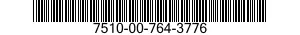 7510-00-764-3776  7510007643776 007643776