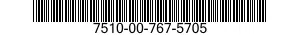 7510-00-767-5705  7510007675705 007675705