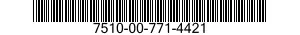 7510-00-771-4421  7510007714421 007714421