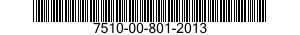 7510-00-801-2013  7510008012013 008012013