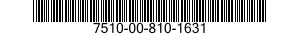 7510-00-810-1631  7510008101631 008101631
