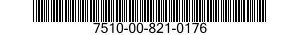7510-00-821-0176  7510008210176 008210176