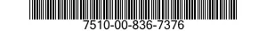 7510-00-836-7376  7510008367376 008367376