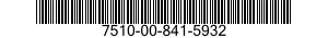 7510-00-841-5932  7510008415932 008415932