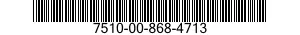 7510-00-868-4713  7510008684713 008684713