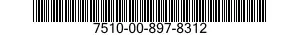 7510-00-897-8312  7510008978312 008978312