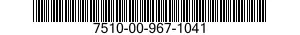 7510-00-967-1041 INK,RECORDING INSTRUMENT 7510009671041 009671041