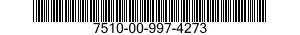 7510-00-997-4273  7510009974273 009974273