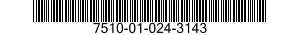 7510-01-024-3143  7510010243143 010243143