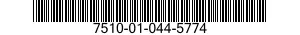7510-01-044-5774  7510010445774 010445774