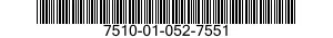 7510-01-052-7551  7510010527551 010527551