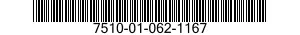 7510-01-062-1167  7510010621167 010621167
