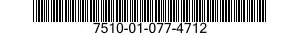 7510-01-077-4712 TAPE,PRESSURE SENSITIVE ADHESIVE 7510010774712 010774712
