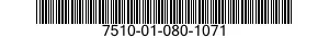 7510-01-080-1071  7510010801071 010801071