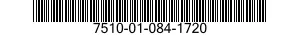 7510-01-084-1720  7510010841720 010841720