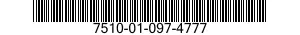 7510-01-097-4777 TAB SET,SIGNAL 7510010974777 010974777