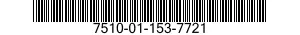 7510-01-153-7721 TAPE,IDENTIFICATION 7510011537721 011537721