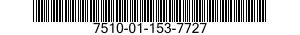 7510-01-153-7727 TAPE,IDENTIFICATION 7510011537727 011537727
