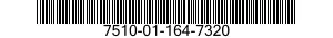 7510-01-164-7320  7510011647320 011647320