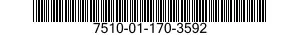 7510-01-170-3592 RIBBON,CALCULATING MACHINE 7510011703592 011703592