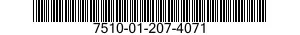 7510-01-207-4071 PROTECTOR,DOCUMENT 7510012074071 012074071