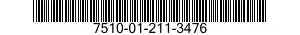 7510-01-211-3476 TAPE,IDENTIFICATION 7510012113476 012113476