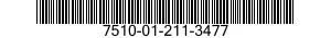 7510-01-211-3477 TAPE,IDENTIFICATION 7510012113477 012113477