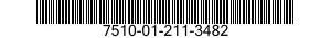 7510-01-211-3482 TAPE,IDENTIFICATION 7510012113482 012113482