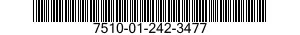 7510-01-242-3477  7510012423477 012423477