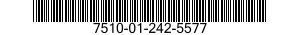 7510-01-242-5577  7510012425577 012425577