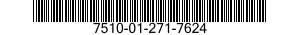 7510-01-271-7624 TAPE,PRESSURE SENSITIVE ADHESIVE 7510012717624 012717624