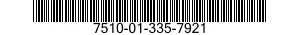 7510-01-335-7921  7510013357921 013357921
